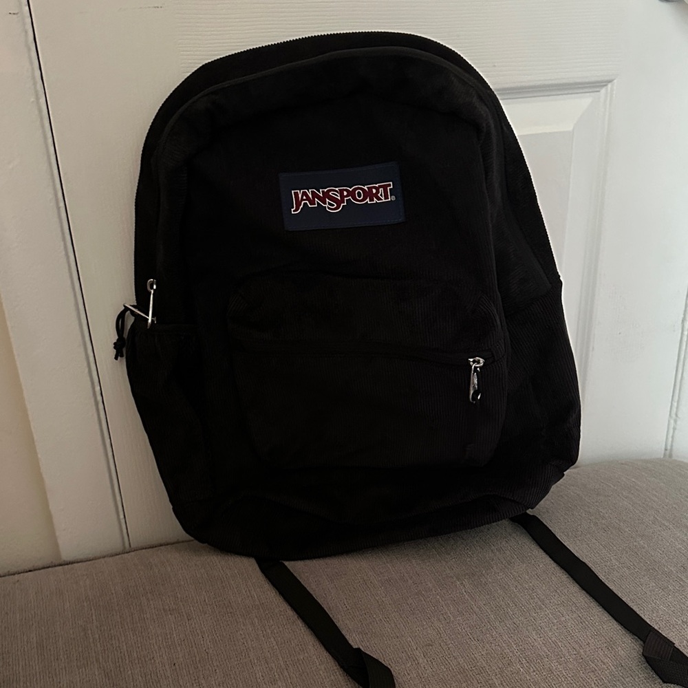 Jansport Classic Corduroy Black Backpack
